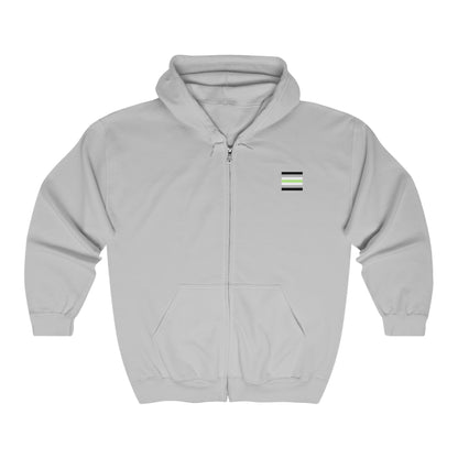 Agender -  Heavy Blend™ Full Zip Hooded Sweatshirt