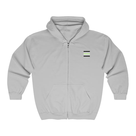 Agender -  Heavy Blend™ Full Zip Hooded Sweatshirt