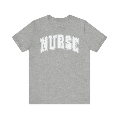 Collegiate "nurse" - Unisex Jersey Short Sleeve Tee - Nurse