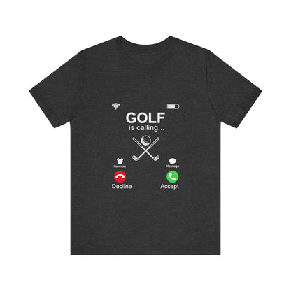 Golf is calling - Jersey Short Sleeve Tee | 3