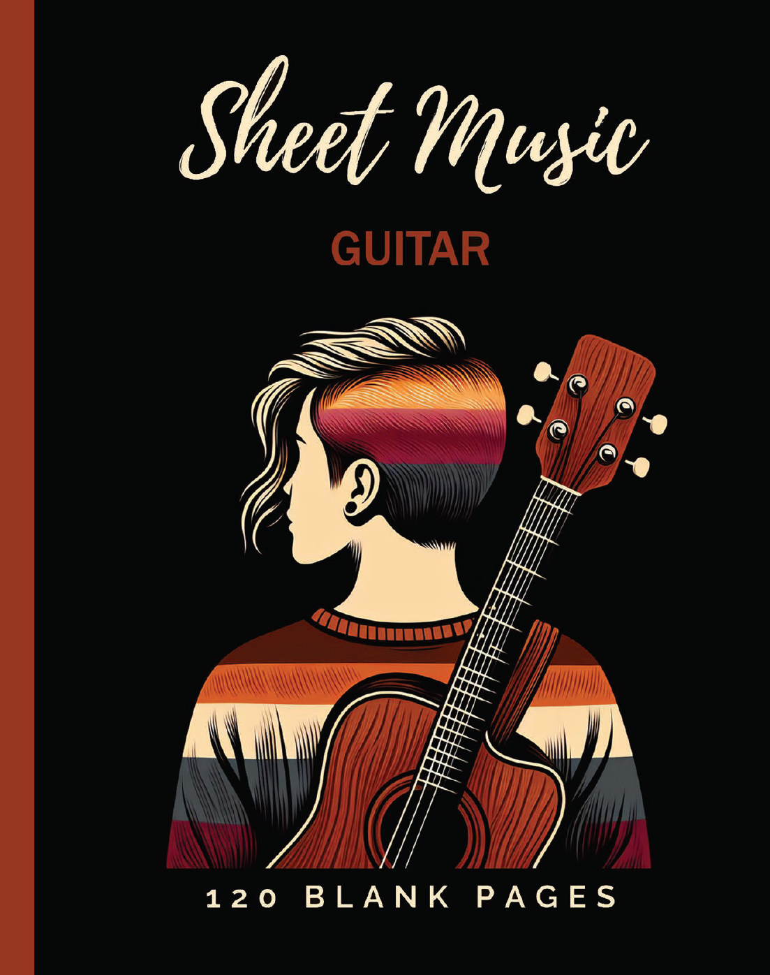 Sheet Music Notebook: Guitar