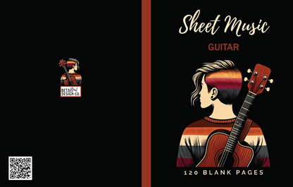 Sheet Music Notebook: Guitar