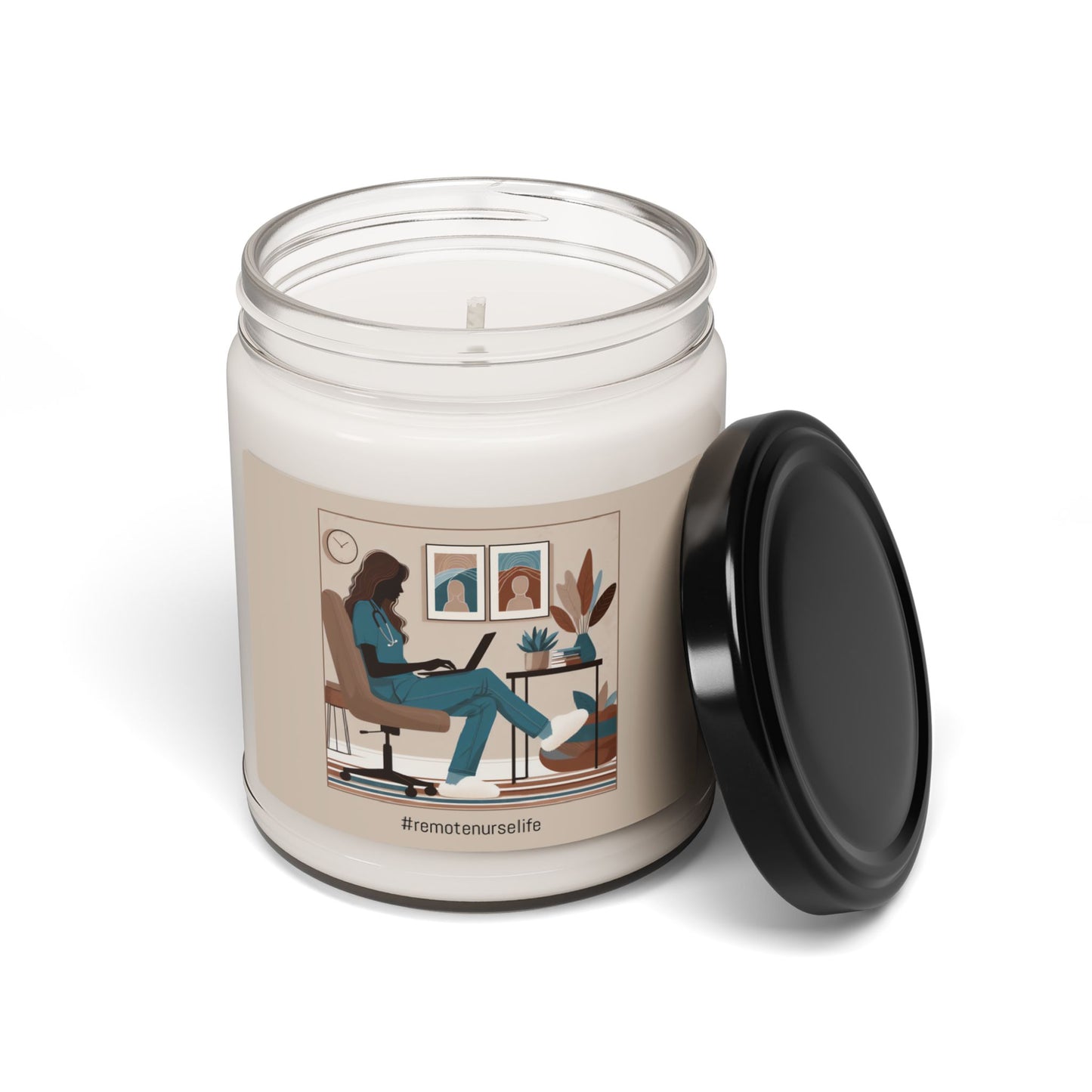 Remote Nurse Scented Soy Candle, 9oz