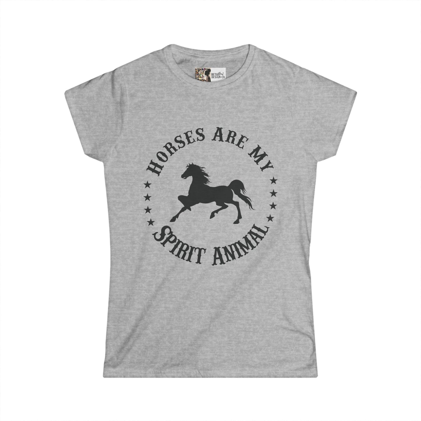 Horse - Women's Softstyle Tee | 1