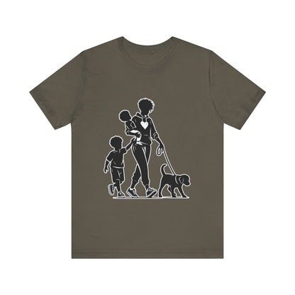 Mother w/children -  Jersey Short Sleeve Tee | 1