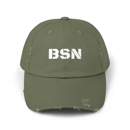 Nurse - Unisex Distressed Cap - BSN