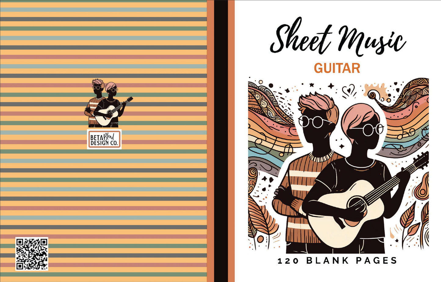 Sheet Music Notebook: Guitar