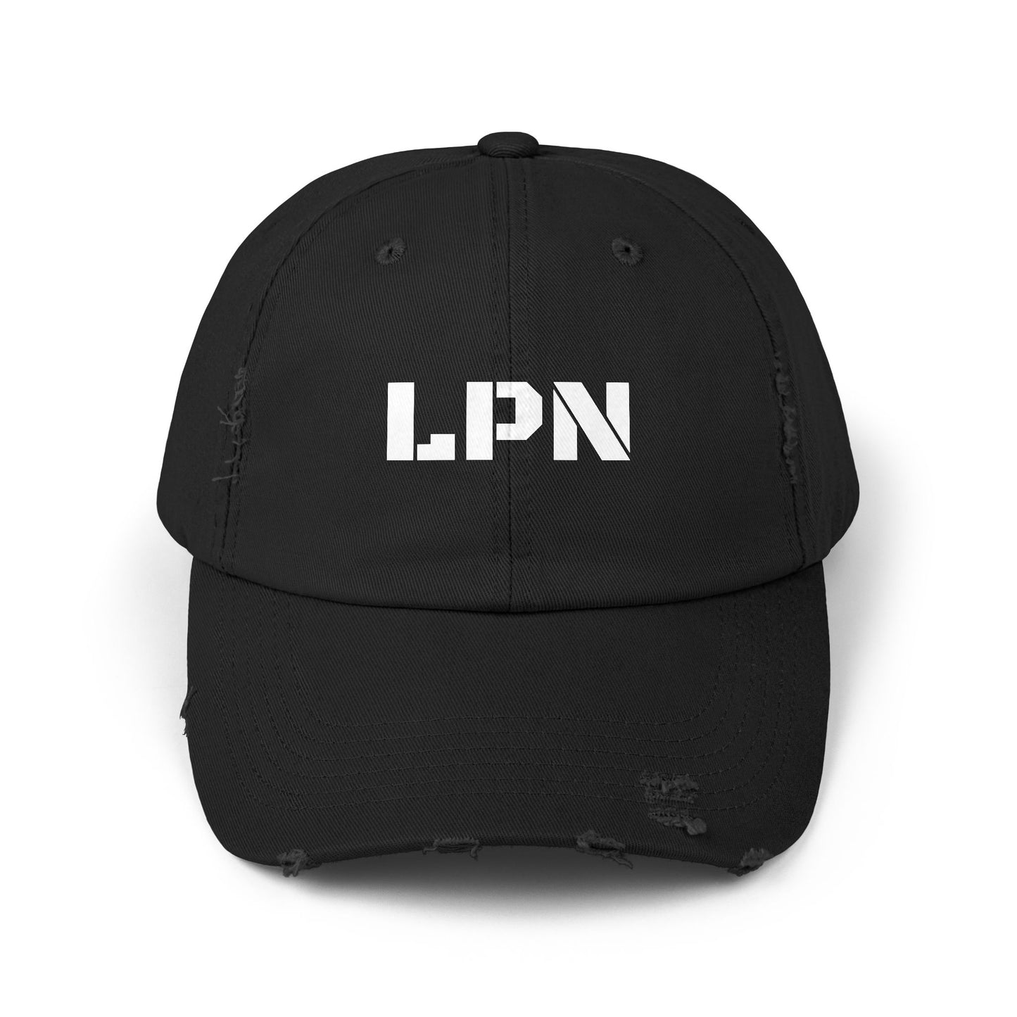 Nurse - Unisex Distressed Cap - LPN