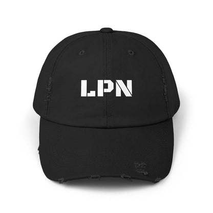 Nurse - Unisex Distressed Cap - LPN