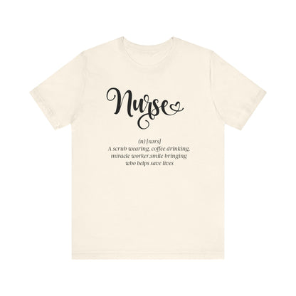 Nurse definition - Unisex Jersey Short Sleeve Tee