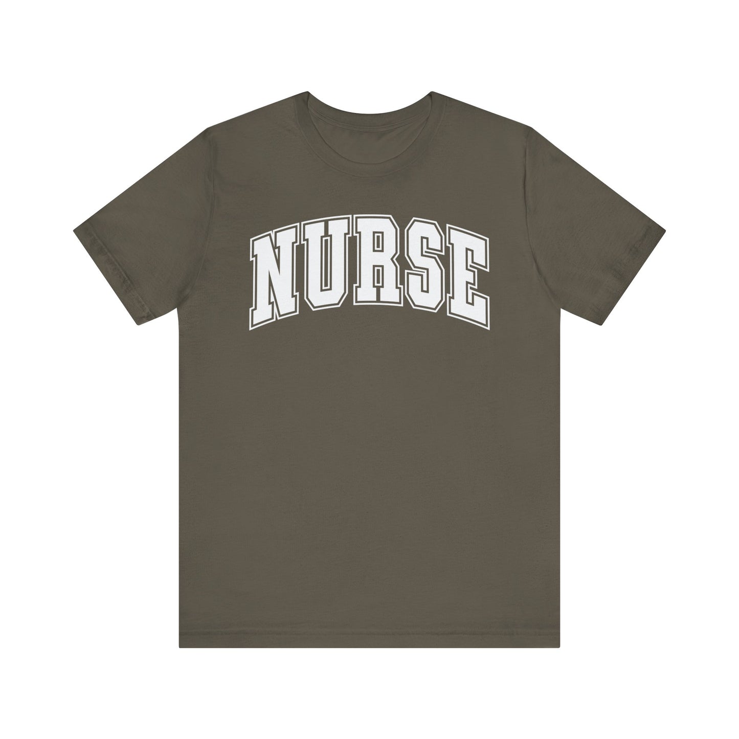 Collegiate "nurse" - Unisex Jersey Short Sleeve Tee - Nurse