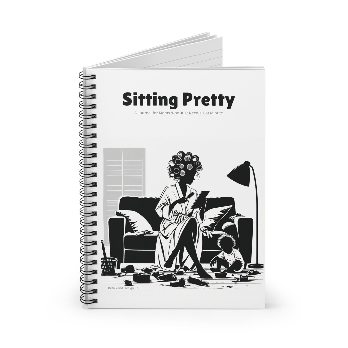 Mom Journal - Sitting Pretty - Spiral - Ruled Line | 4