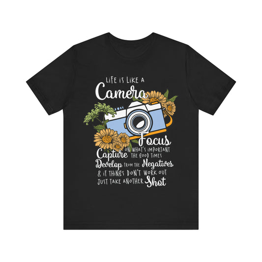 Life is like a Camera  - Jersey Short Sleeve Tee | 1