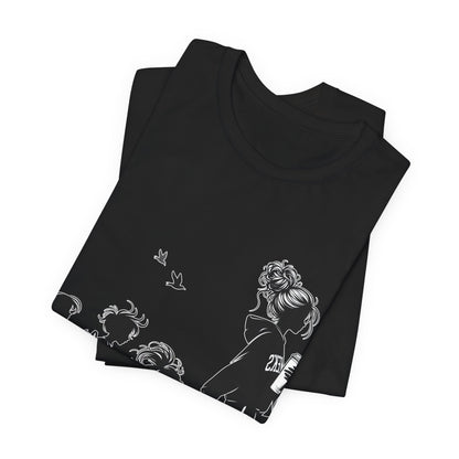 Mother dropping off kids - Jersey Short Sleeve Tee | 4