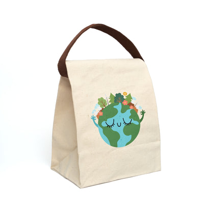 Canvas Lunch Bag With Strap - Planet Eco-Friend