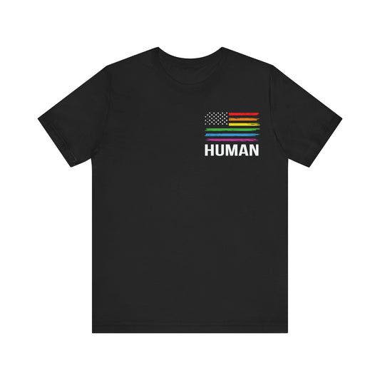 Rainbow Human  -  Jersey Short Sleeve Tee