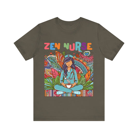 Zen Nurse - Unisex Jersey Short Sleeve Tee