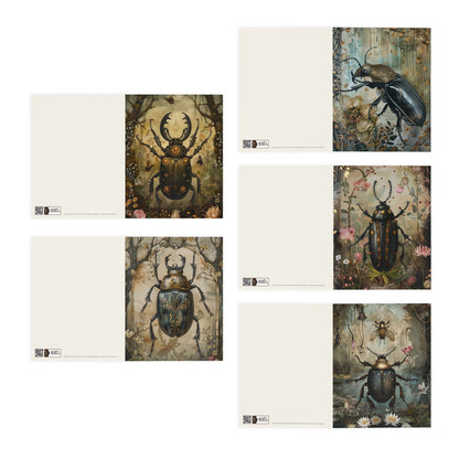 DP - Gothic Beetle - Multi-Design Greeting Cards (5-Pack) | 6