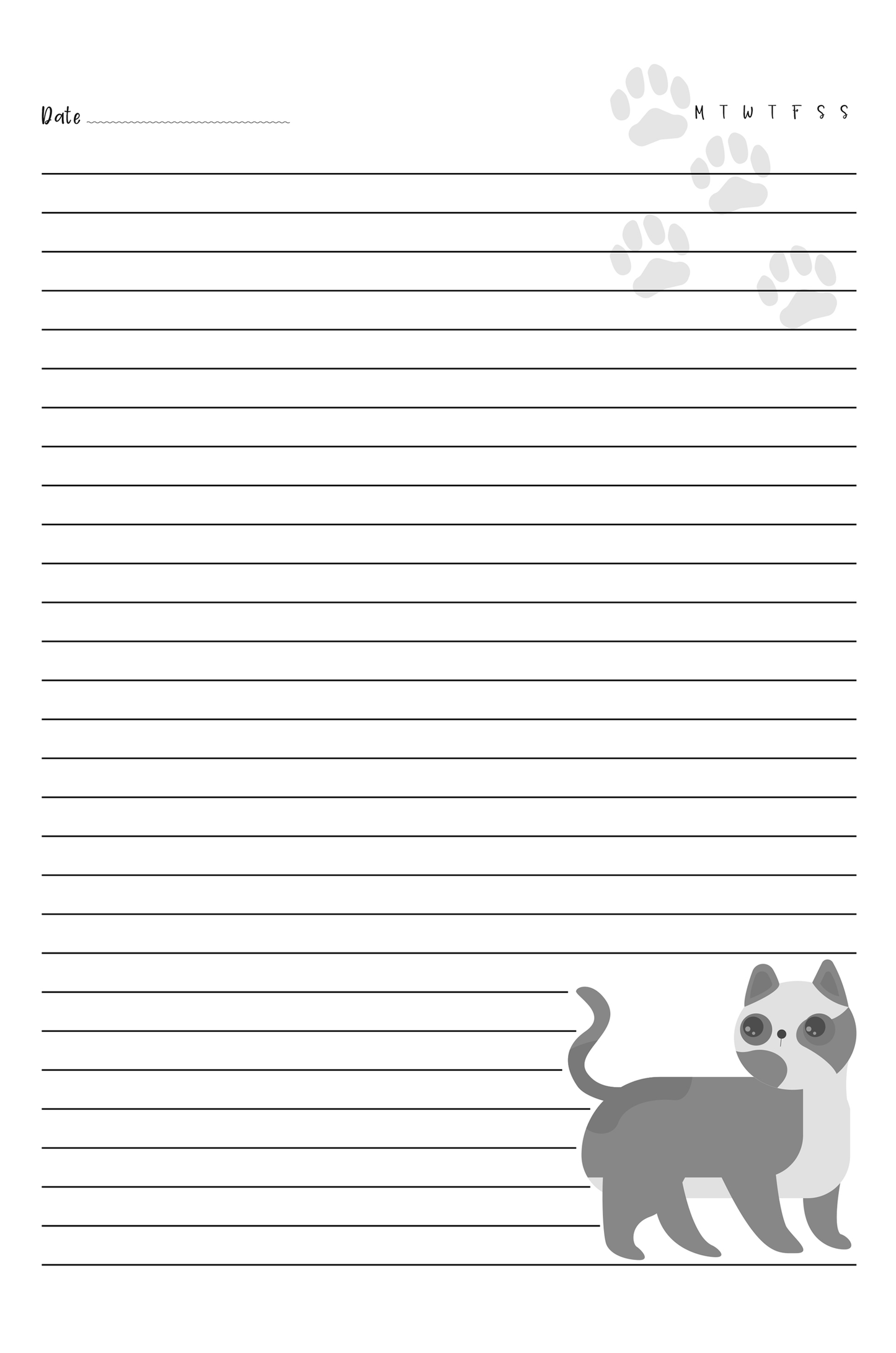 Write Easy Journal (Cat 1)