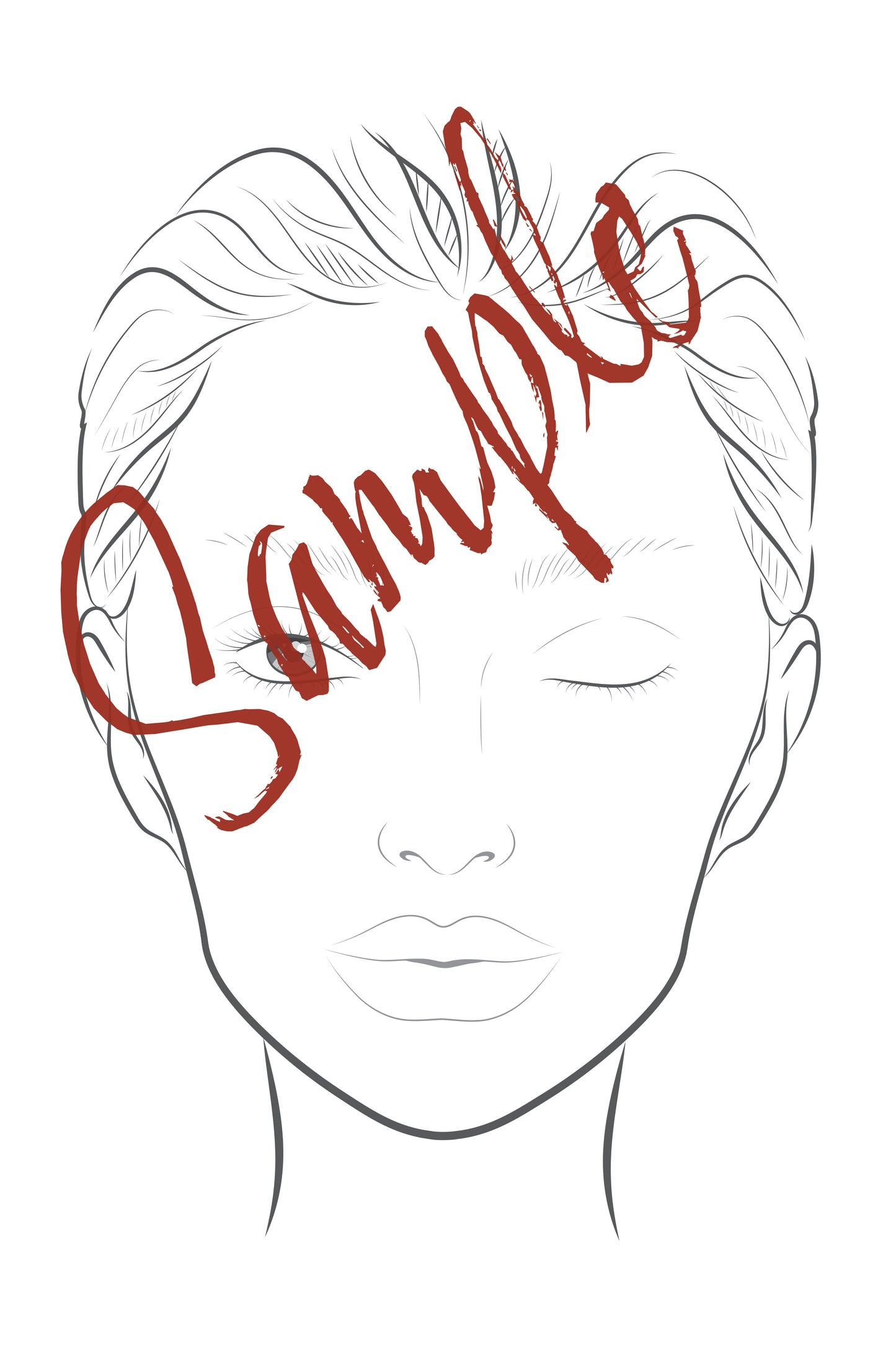 Cosmetology Face Chart & Practice Sheets: Digital Download (free)