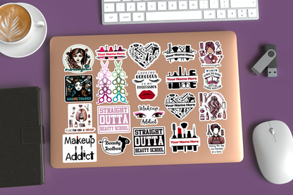 Cosmetology Stickers & Magnets (Redbubble Store)